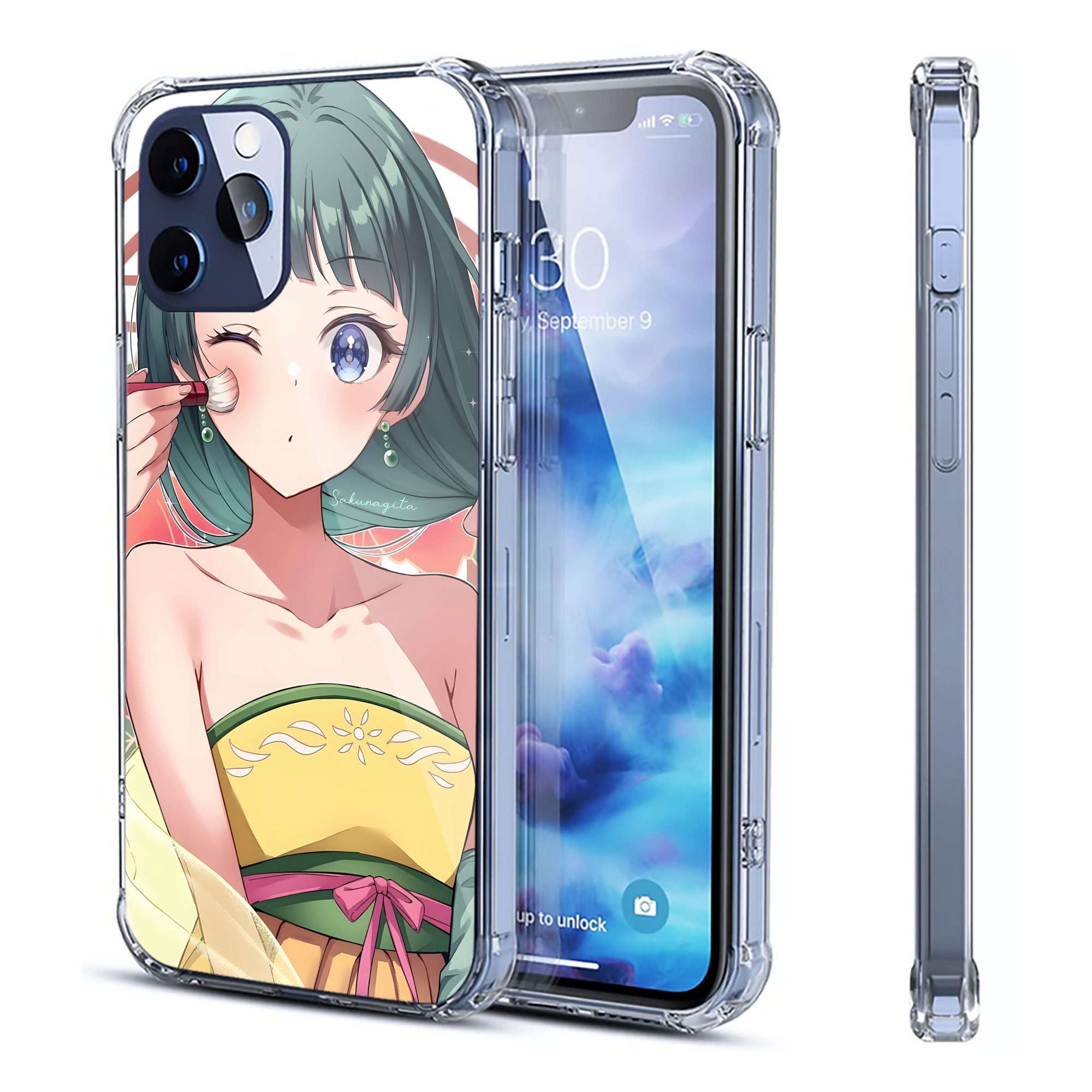（画像用） 薬屋のひとりごと The Apothecary Diaries 【iPhone 12シリーズ対応】透明スマホケース（クリアソフトケース）
